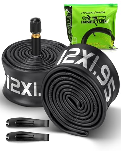 12" x 1.75/2.125 Bike Tube - Extra-Thick, 2 Pack