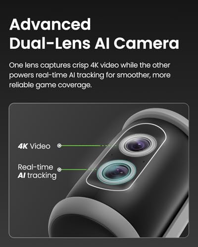 4K Action Camera with AI Tracking & Live Streaming
