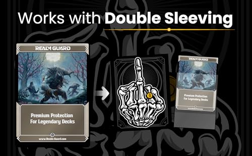 Hand-Drawn 100 Pack Matte TCG/MTG Card Sleeves - Safe Card Storage