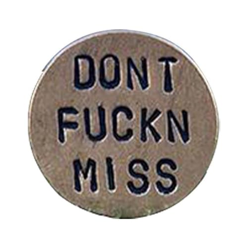 Funny Gold Golf Ball Markers - Hilarious Gag Gifts for Golfers