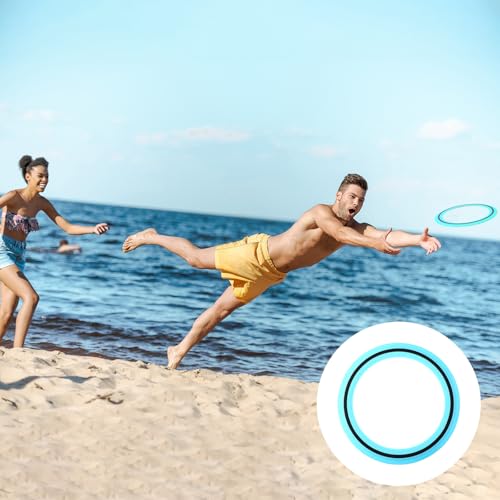 Seenelling 11-Inch Flying Discs Set of 4 - Vibrant Outdoor Throwing Rings for Beach, Pool, Backyard & Camping