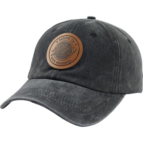 Adjustable Cotton Baseball Cap - Made in 1970