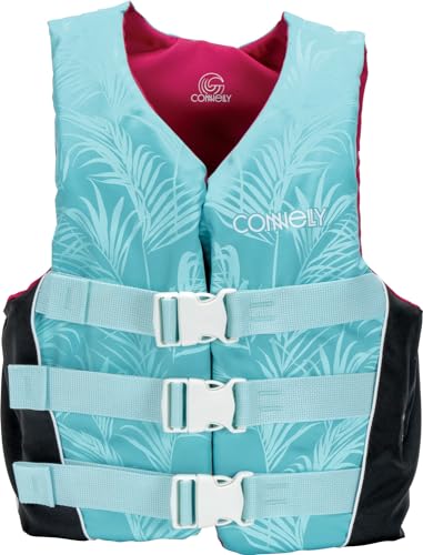 Connelly Watersports Life Vest - Small Turquoise USCG Approved Comfortable & Adjustable