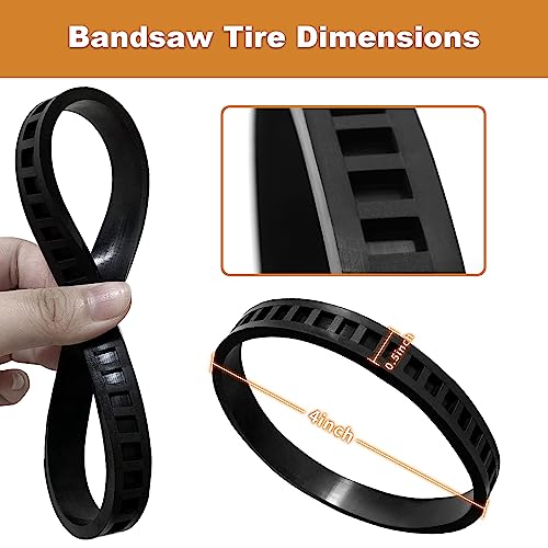 2 Pack 45-69-0030 Blade Pulley Tires Compact Band Saw Replacement for Bandsaw 2629-20 6242-6 2429-20