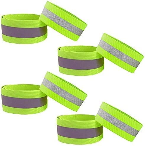 Reflective Running Gear - 8 High Visibility Bands for Safety