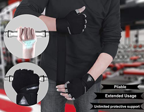 SAWANS Breathable Workout Gloves for Weight Lifting & Cross Training - Men Women