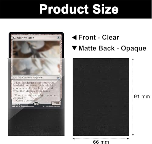 200 Premium Card Sleeves for Standard Trading Cards - Matte Finish