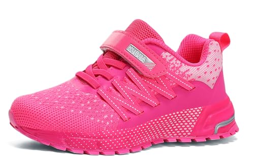 Kids Sneakers - Lightweight Breathable Tennis Shoes - Pink B
