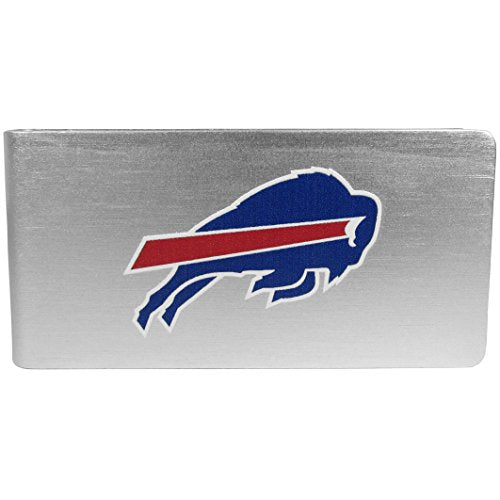 Buffalo Bills Brushed Metal Money Clip - NFL Logo