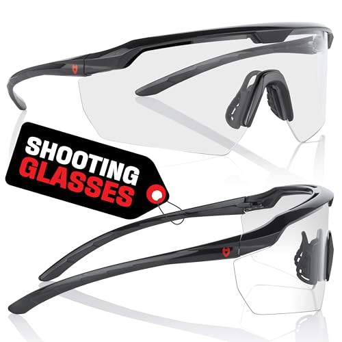 Ballistic Shooting Glasses - Clear Tactical Eye Protection