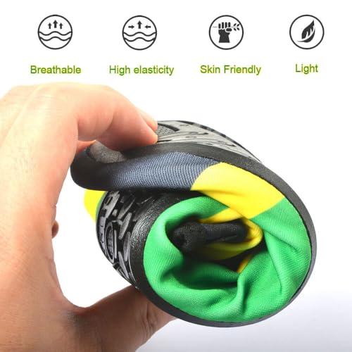 VOARYISA Water Shoes for Women & Men Quick-Dry Beach Surf Yoga Jamaica Flag 9.5-10.5 Women / 8.5-9.5 Men