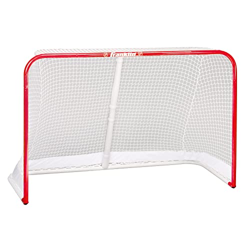 72" Steel Street Hockey Goal - Heavy-Duty, Easy Roll Setup