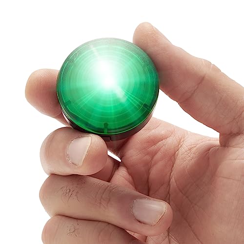 LED Safety Lights - Waterproof Clip On Running Lights, 2 Pack, Green