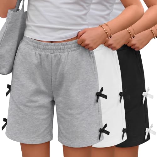Girls Summer Shorts - 3 Pack Comfortable Casual Playwear