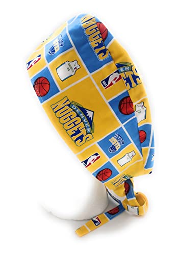 Cotton Scrub Hat - Fun Sports Design, Handmade in USA
