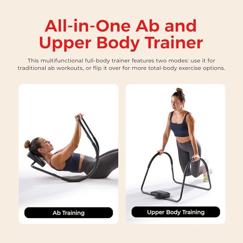 Adjustable Ab Machine - Full Body Exercise Trainer - Black