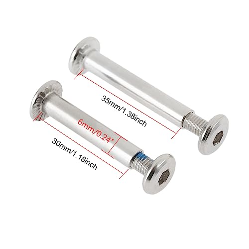 Inline Skate Mounting Screws & Bolts Kit - 10 Pack