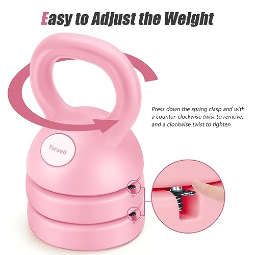 Adjustable Kettlebell Weight Set - 3-in-1 Home Gym Strength Training Equipment