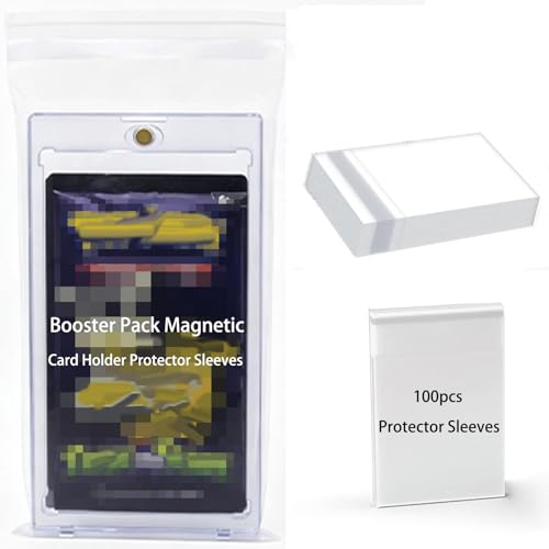 Booster Pack Sleeves for One Touch Magnetic Holders - 100 Sleeves