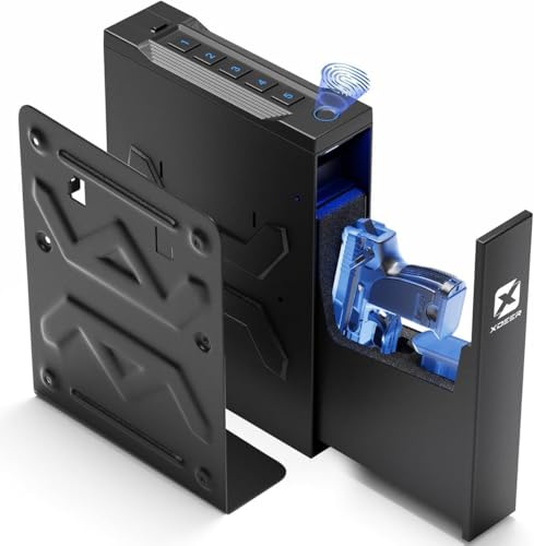 Biometric Gun Safe for Handgun - Quick Access Pistol Safe S12