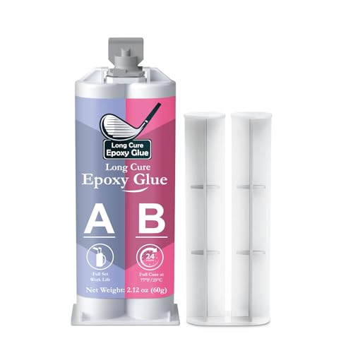 DINGSEN 2.1oz Golf Club Epoxy Repair Kit 24-Hour Long Cure Waterproof Bond