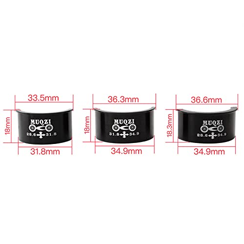 Bicycle Front Derailleur Clamp Shim Spacer Kit - 28.6 to 34.9