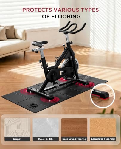 Non-Slip Foldable Exercise Equipment Mat 68"L x 24"W - Black