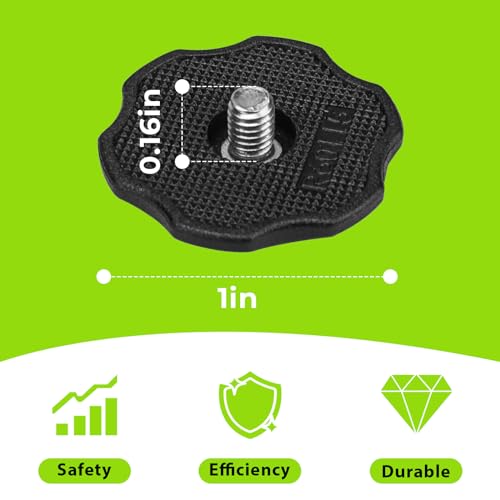 Football Helmet Chinstrap Thumb Screws for SpeedFlex - 2-Pcs Set
