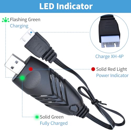 11.1V 2000mAh Gel Blaster Battery with Charger & Connector