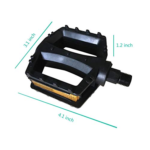 Kids Bike Pedals - Upgraded Resin with Reflectors, 16" & 18"