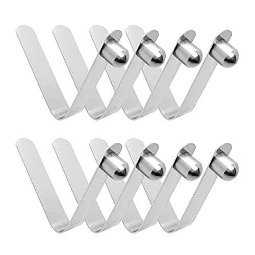 Kayak Paddle Spring Snap Clips - 8pcs 6mm Stainless Steel Locking Clips