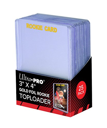 3" x 4" Rookie Gold Toploader - 25 Pack