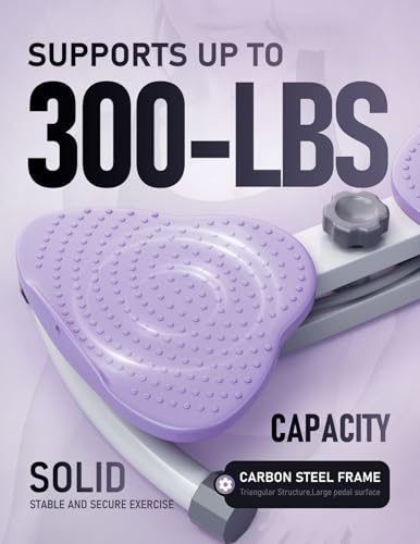 Ab Twister Board for Body Toning - Compact Portable, Purple