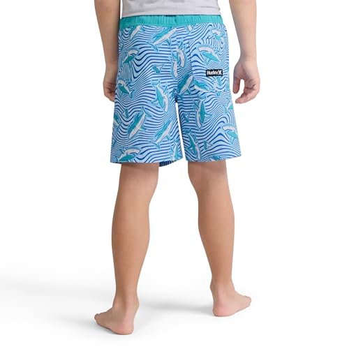 Hurley Boys' Hydro Shark Pull-On Swim Trunks with Liner - 4/Size