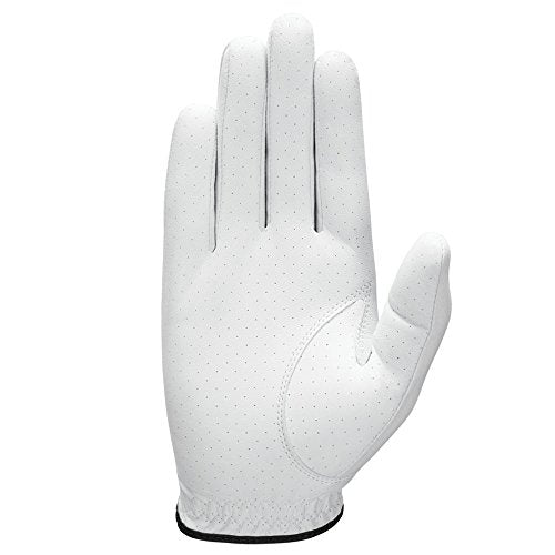 Callaway Golf Opti Flex Leather Glove with Magnetic Ball Marker - Ladies Large White, Right Hand