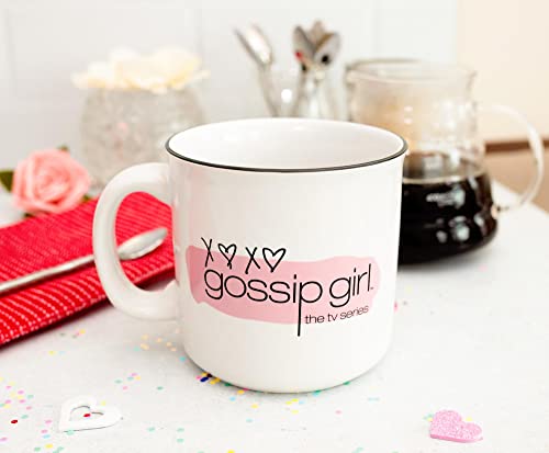 Gossip Girl 20oz Ceramic Travel Mug - BPA-Free Coffee Cup with Logo