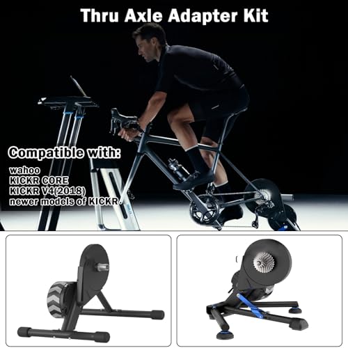 KICKR Thru Axle Adapter Kit - Stainless Steel for Wahoo KICKR CORE & V4