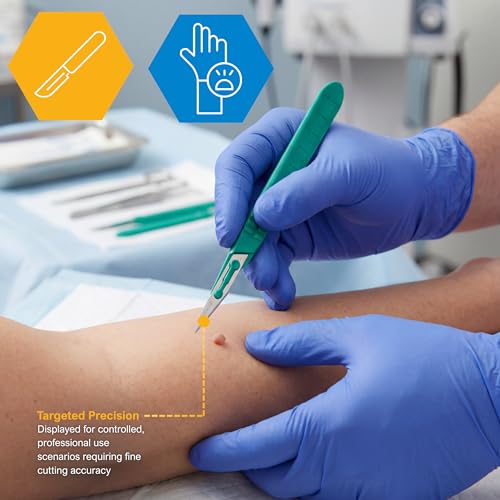 Disposable Surgical Scalpel #11 Steel Blade - 10-Pack