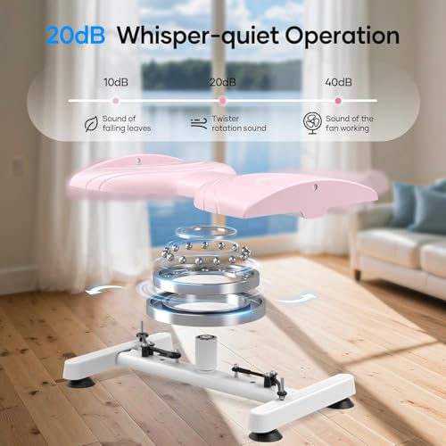 Noiseless Waist Twister Board - 300 lbs Capacity for Core Workout