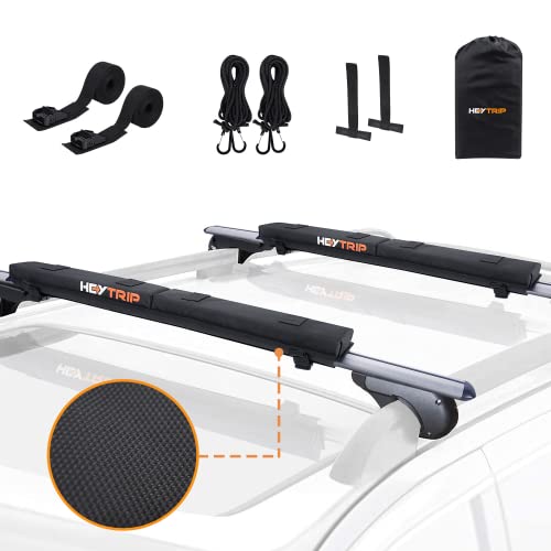 30" Roof Rack Pads with Straps for Kayak, Surfboard & Canoe