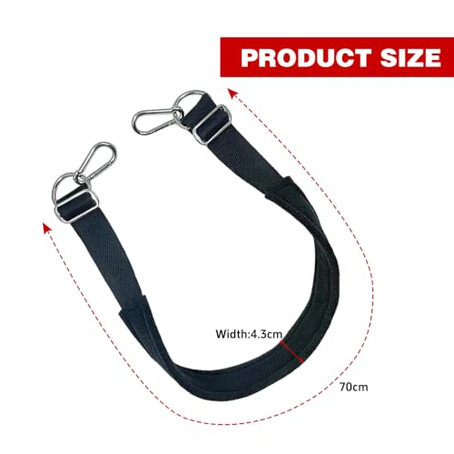 Adjustable Pilates Reformer Foot Strap - 27.5" Padded Leg Strap