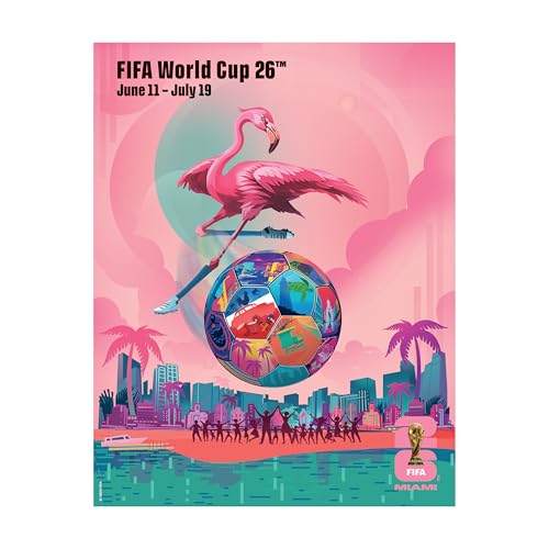 FIFA World Cup Miami Logo Magnet - Durable Collector's Item