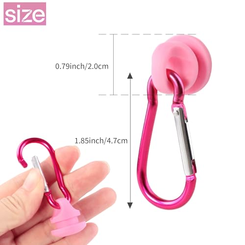 2Pcs Pink Hook Set for Bogg Bags & Simply Southern - Clip Holders