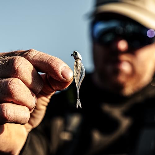 Clobber Minnow 2" Soft Plastic Bait - Ghost Ice Minnow - 12 Pack