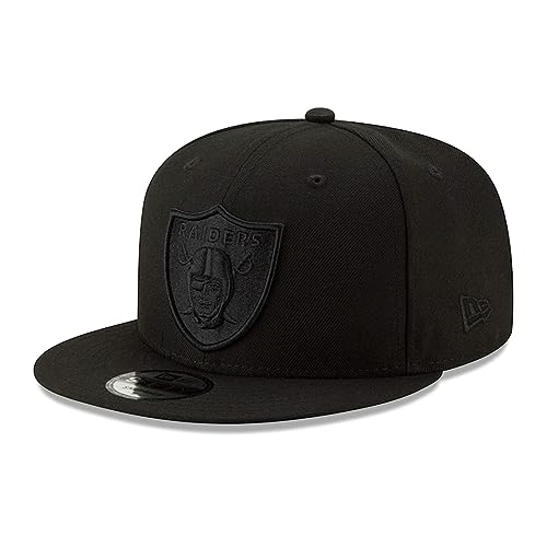 NFL 9FIFTY Black On Black Adjustable Snapback Hat - One Size
