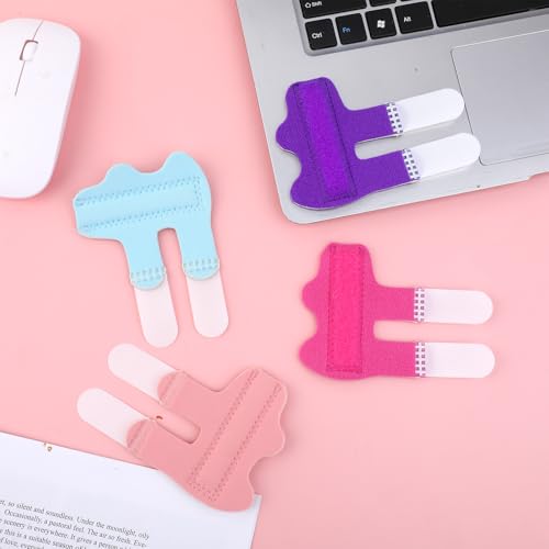 Adjustable Finger Splints - 4 Pack Finger Braces for Injury Recovery