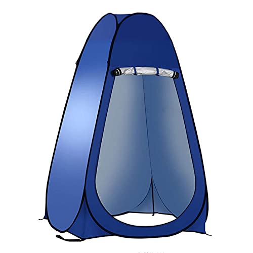 Blue Portable Pop-Up Privacy Tent for Outdoor Shower, Dressing, Camping