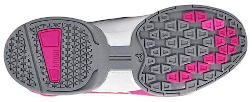 PUMA Women's Tazon 6 Sneakers Fuchsia Purple & Silver, Run & Sport