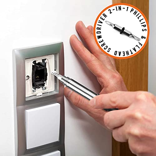 9 in 1 Multitool Pen - Black Stocking Stuffer for Men