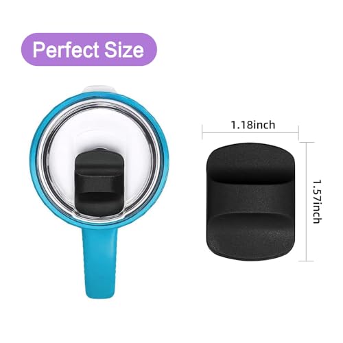 Magnetic Slider Replacement Lid for 10-30 oz Tumblers - Black